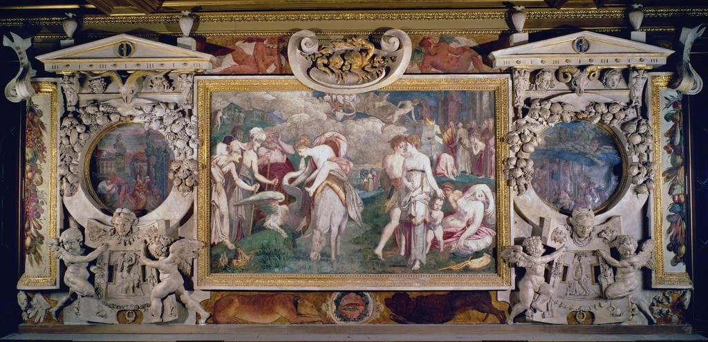 La fontana della giovinezza, Galleria di Francesco I - Chateau de Fontainebleau